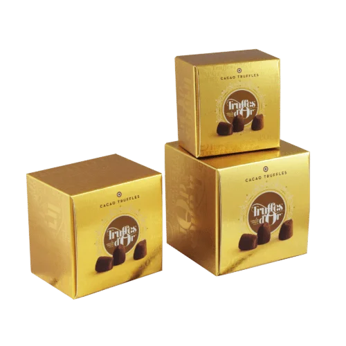 Paperboxes Truffe d’or – Cocoa truffles