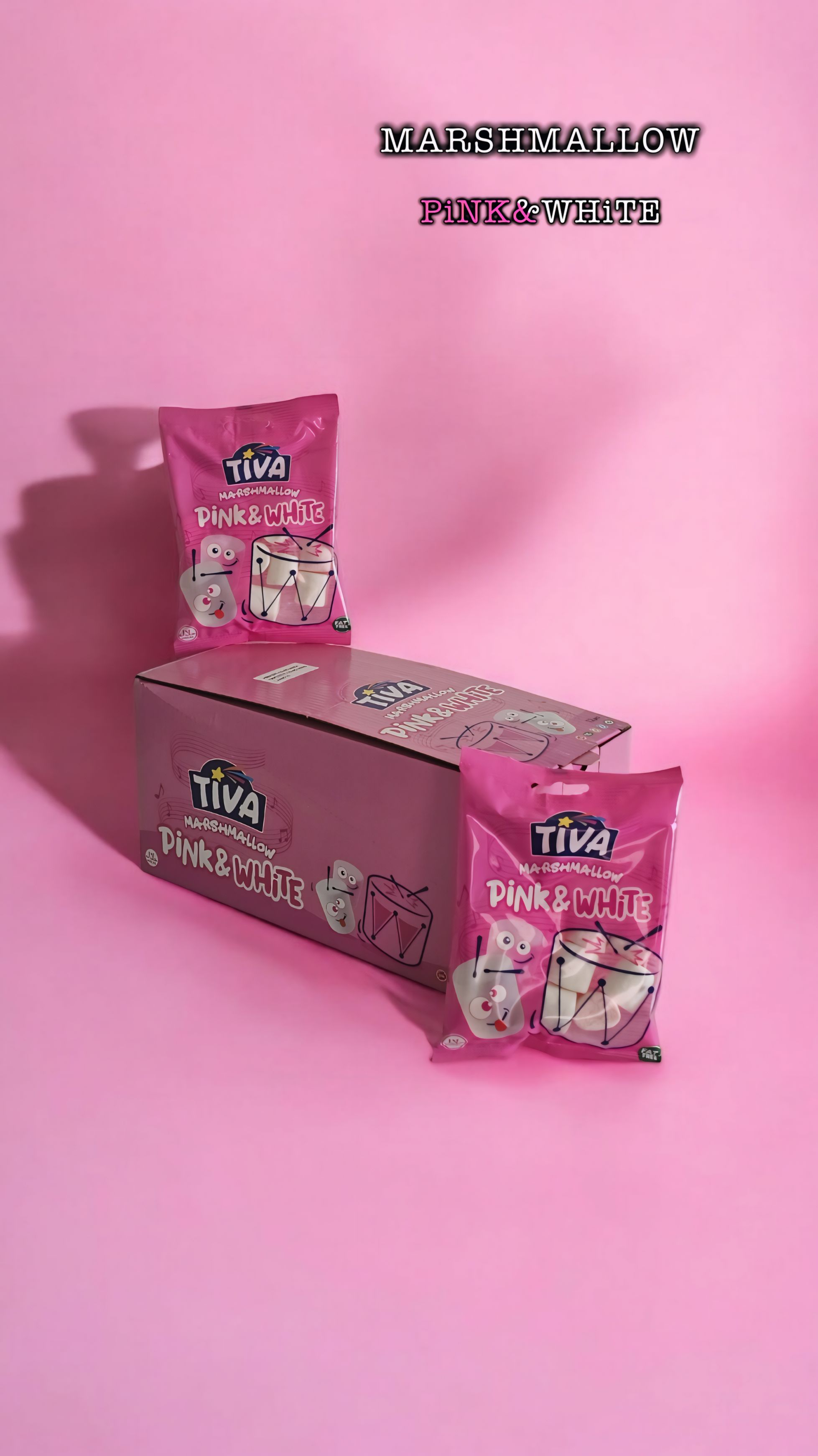 TIVA MARSHMALLOW - PINK & WHITE